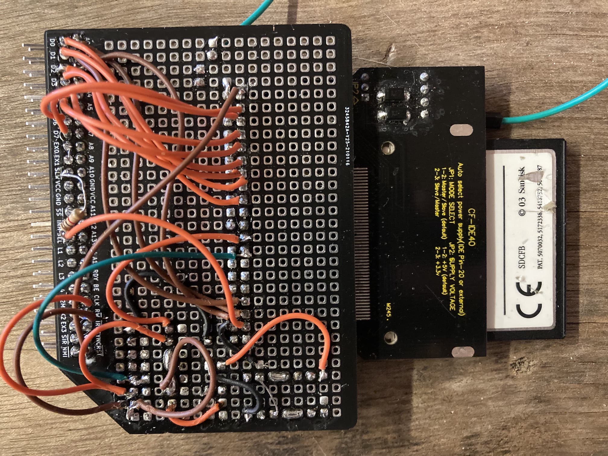 CF board prototype back