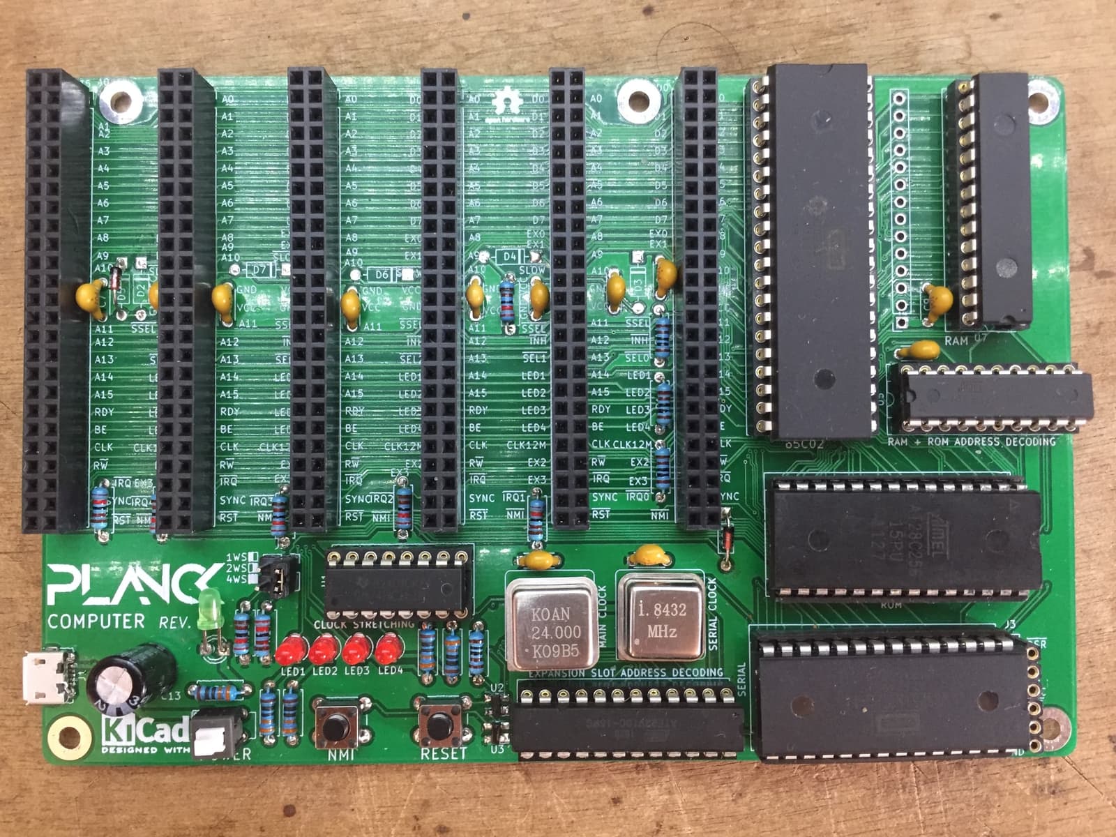 Computer board fully populated